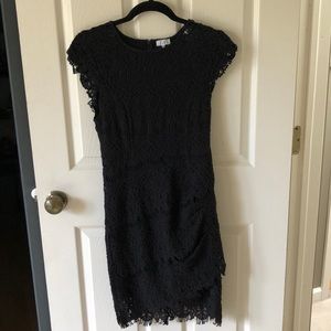 Black Mini Lace Dress